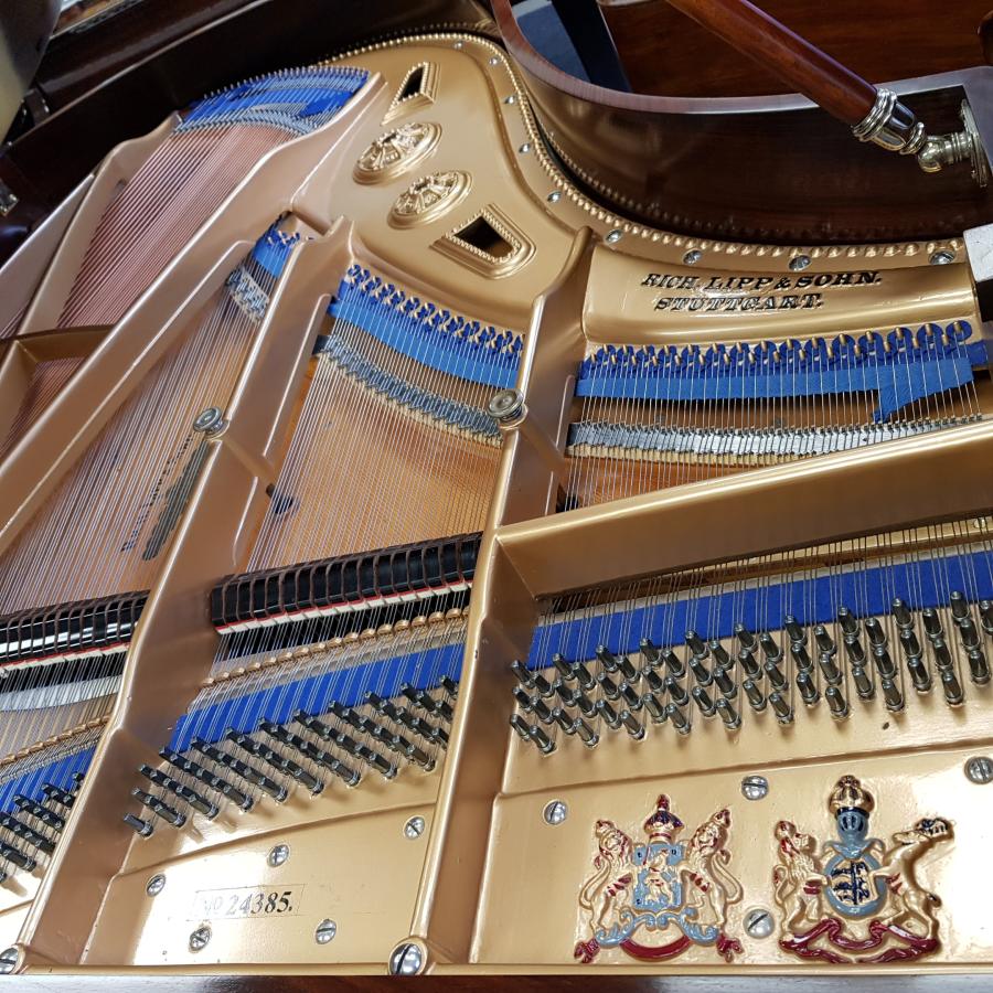 Lipp 175 grand Piano in rosewood – Gallery image – Roberts Pianos Oxford