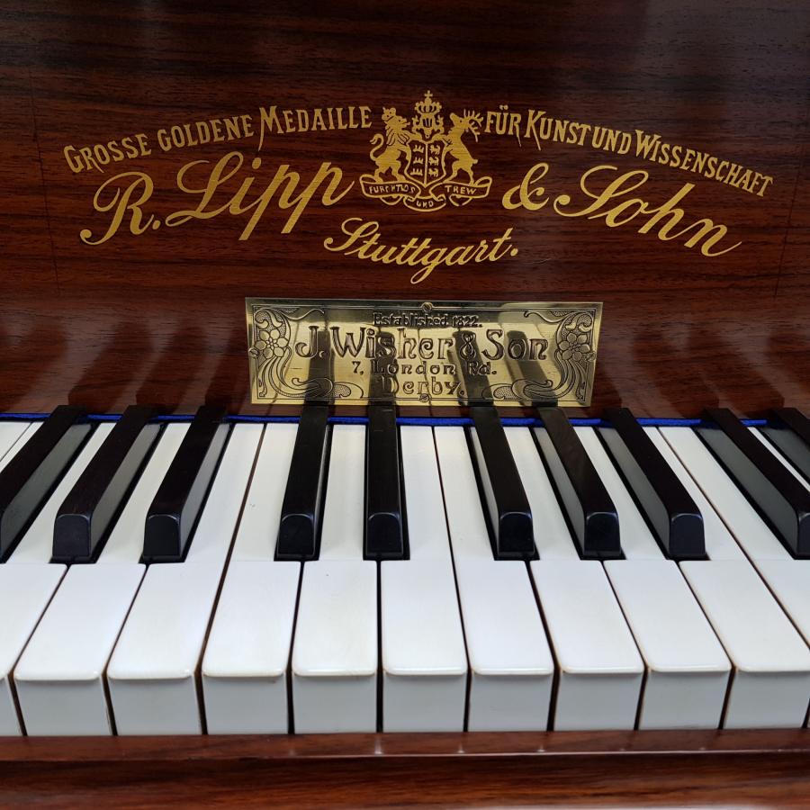 Lipp 175 grand Piano in rosewood – Gallery image – Roberts Pianos Oxford