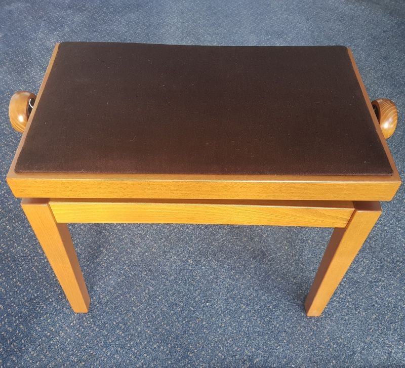 Hidrau Toledo Stool stool Piano in Old Cherry – Featured image – Roberts Pianos Oxford