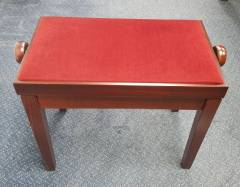 Hidrau Toledo Stool stool Piano in Mahogany Burgh – Inventory thumbnail – Roberts Pianos Oxford