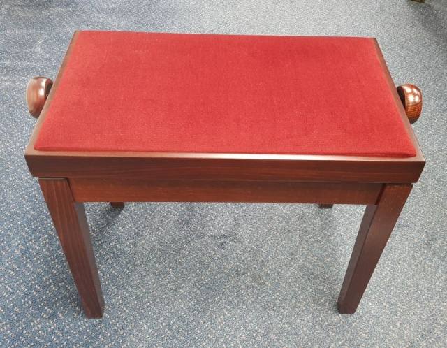 Hidrau Toledo Stool stool Piano in Mahogany Burgh – Inventory thumbnail – Roberts Pianos Oxford