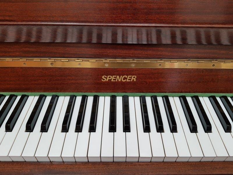 Spencer upright Piano in Mahogany – Featured image – Roberts Pianos Oxford