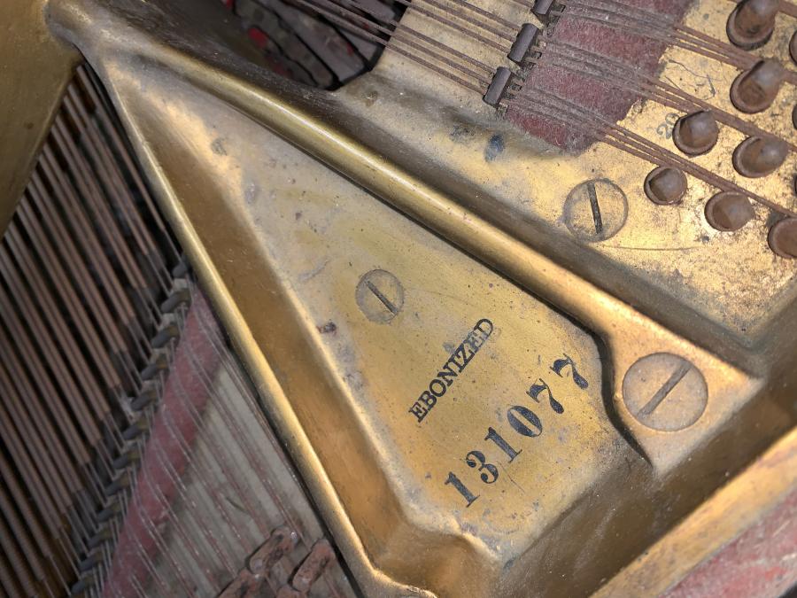 Steinway B grand Piano in black in need of restoration – Gallery image – Roberts Pianos Oxford