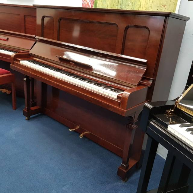Steinway K upright Piano in mahogany – Inventory thumbnail – Roberts Pianos Oxford