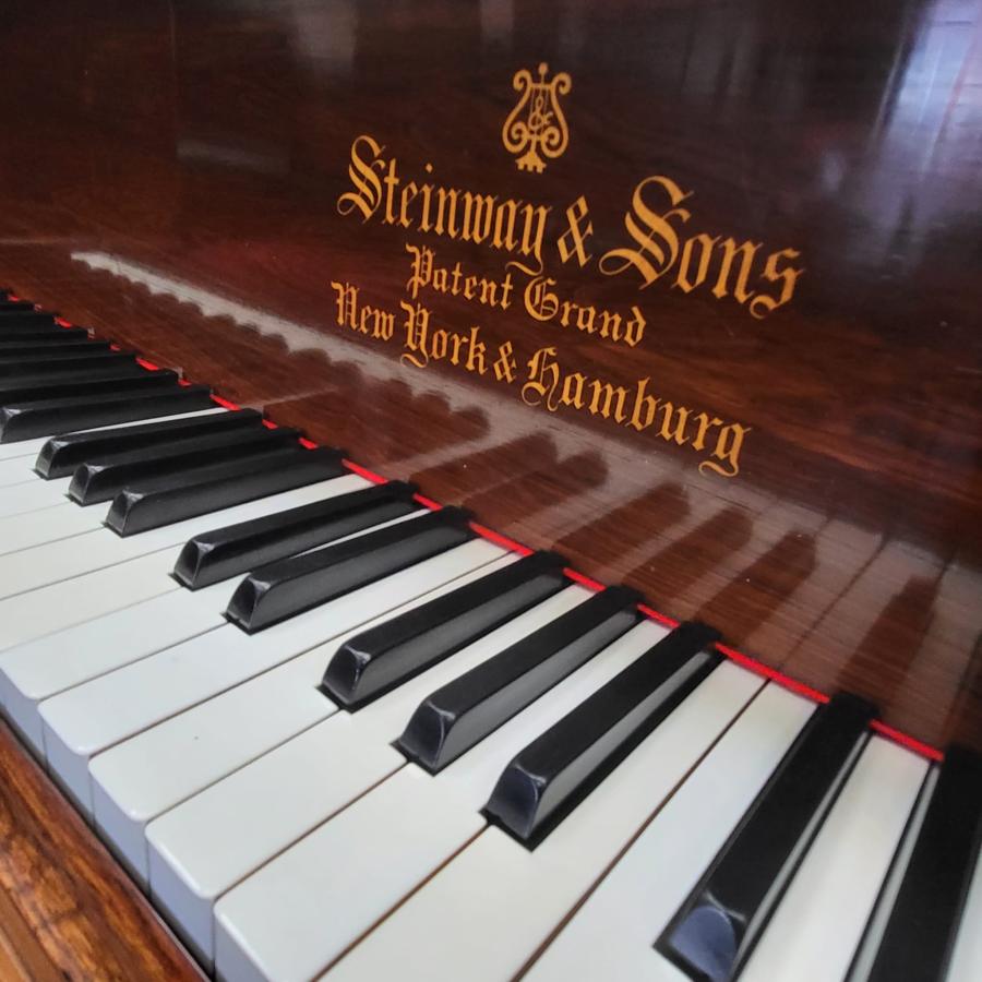Steinway Model A (zero) grand Piano in light and medium rosewood – Gallery image – Roberts Pianos Oxford