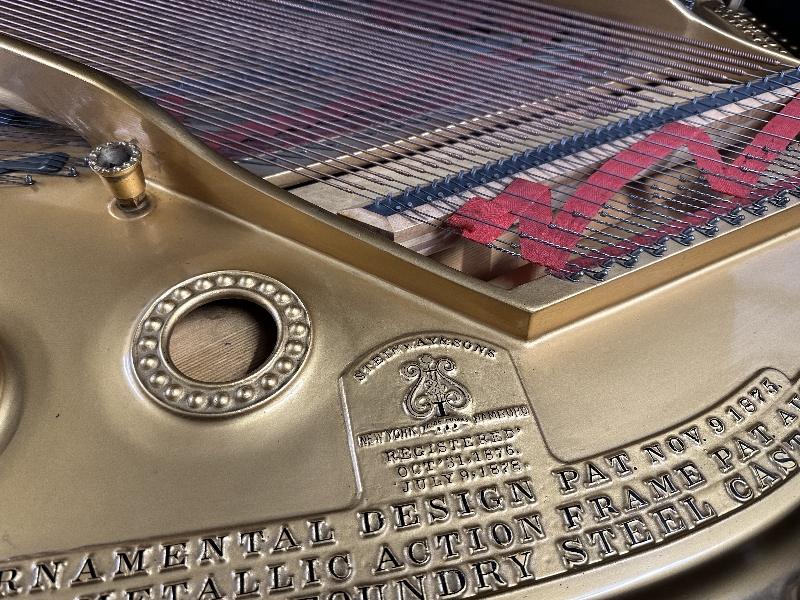 Steinway Model A (zero) grand Piano in light and medium rosewood – Gallery image – Roberts Pianos Oxford