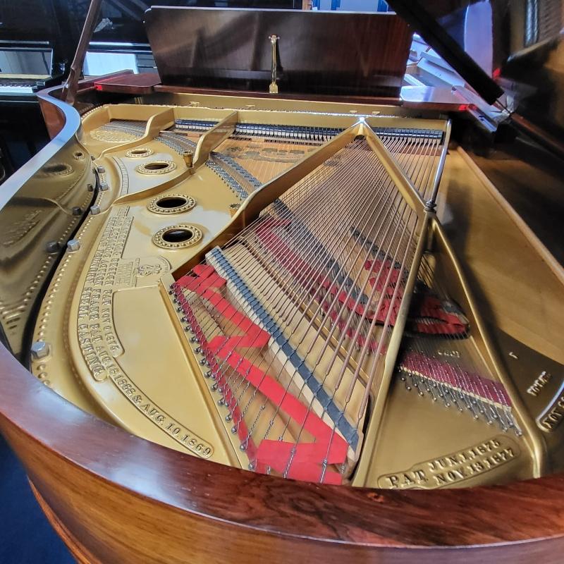 Steinway Model A (zero) grand Piano in light and medium rosewood – Gallery image – Roberts Pianos Oxford