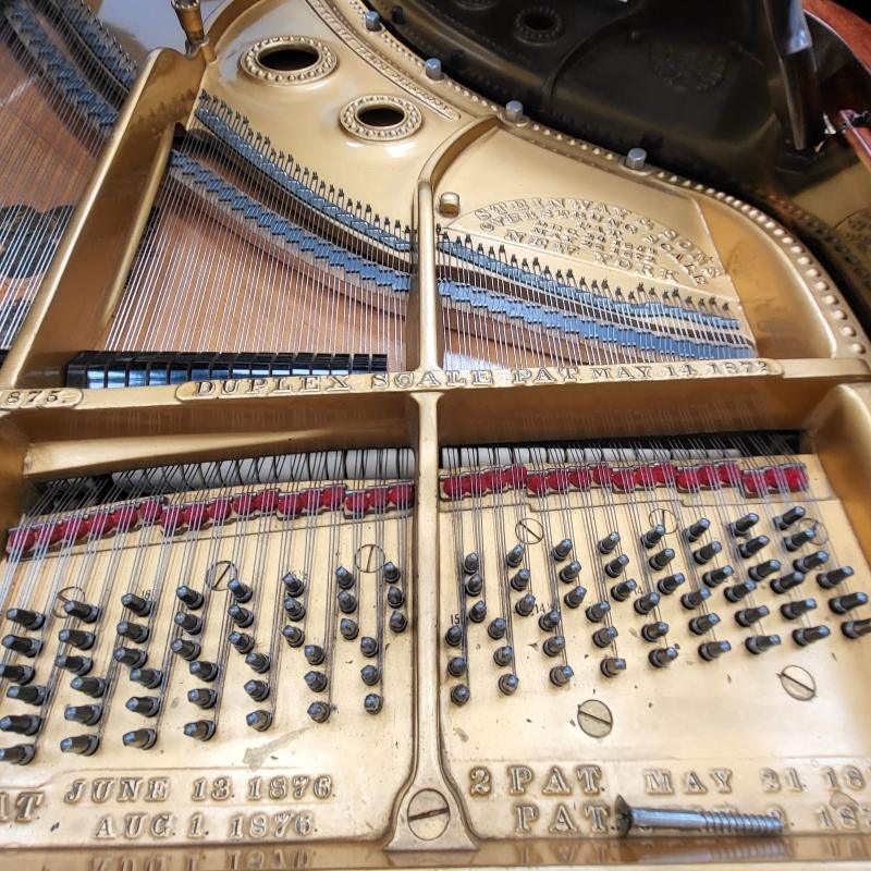 Steinway Model A (zero) grand Piano in light and medium rosewood – Gallery image – Roberts Pianos Oxford