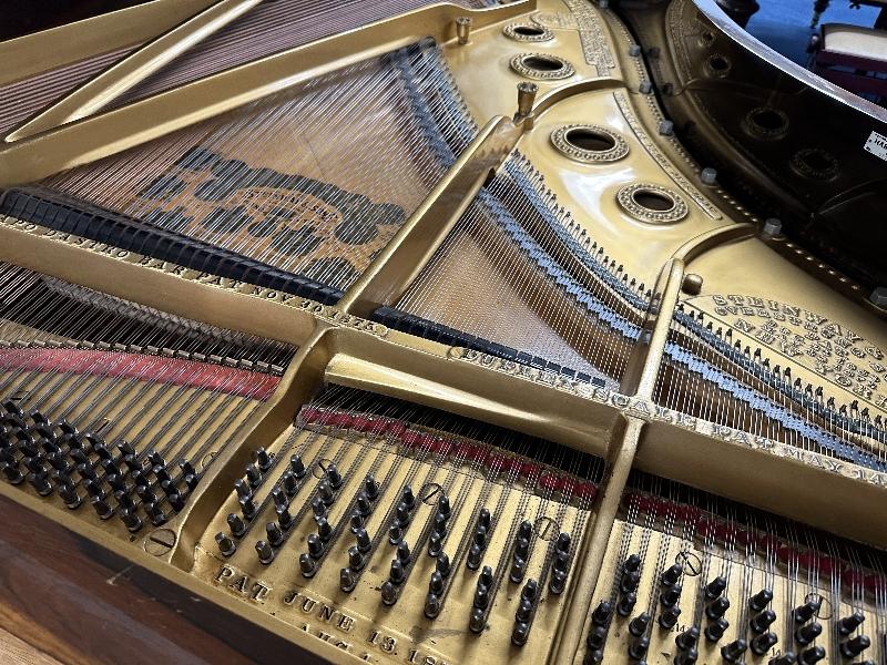 Steinway Model A (zero) grand Piano in light and medium rosewood – Gallery image – Roberts Pianos Oxford