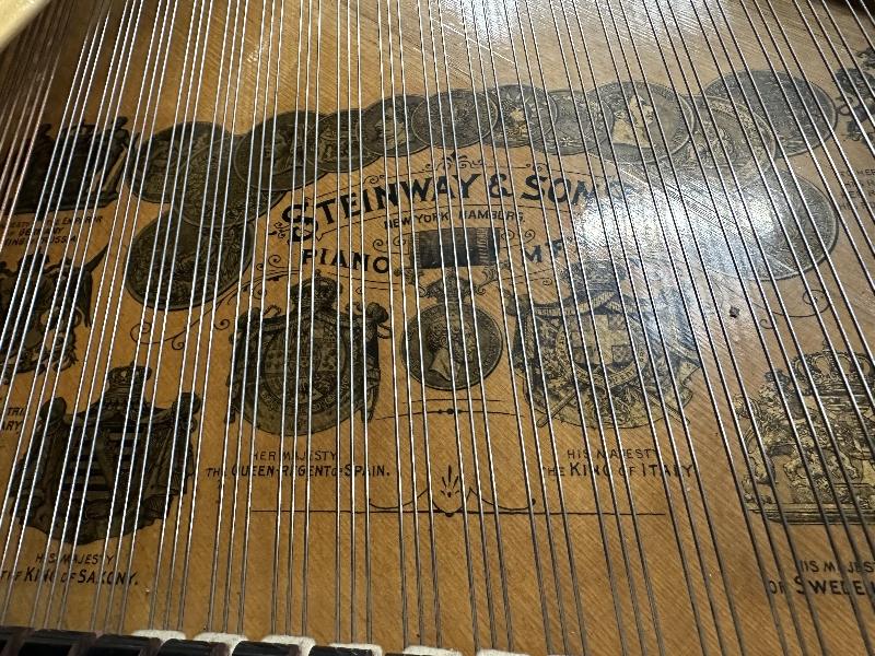 Steinway Model A (zero) grand Piano in light and medium rosewood – Gallery image – Roberts Pianos Oxford