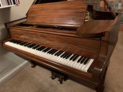 Steinway model O grand Piano in mahogany – Inventory thumbnail – Roberts Pianos Oxford