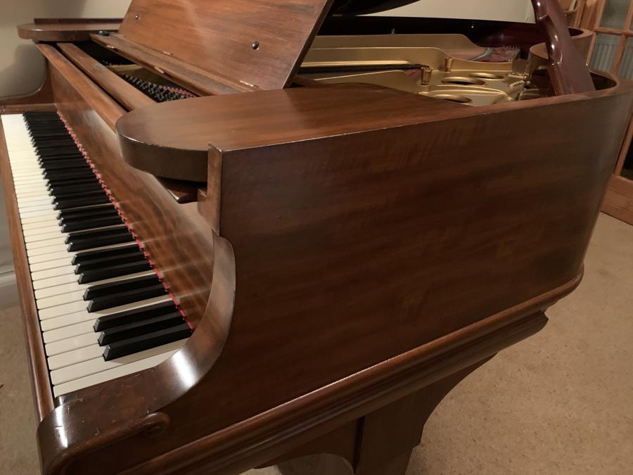 Steinway model O grand Piano in mahogany – Gallery image – Roberts Pianos Oxford