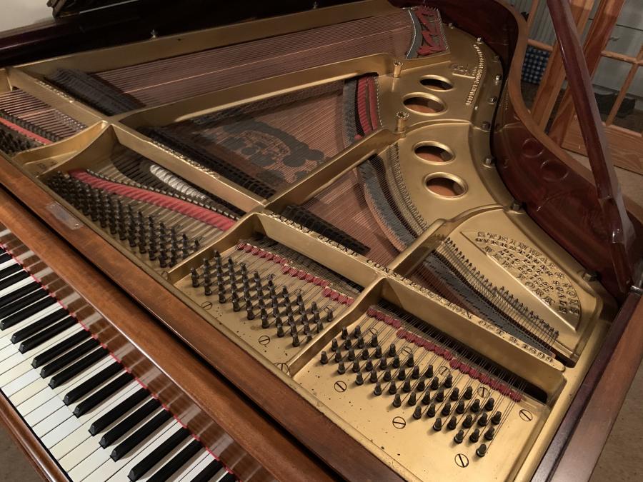 Steinway model O grand Piano in mahogany – Gallery image – Roberts Pianos Oxford