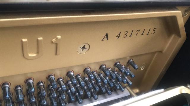 Yamaha U1A upright Piano in Black – Inventory thumbnail – Roberts Pianos Oxford