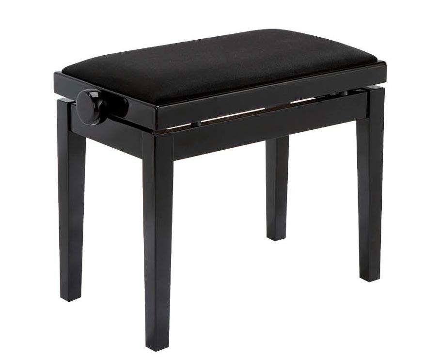 Hidrau Toledo Stool stool Piano in Bright black – Featured image – Roberts Pianos Oxford