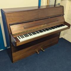 Welmar 110 upright Piano in Mahogany – Inventory thumbnail – Roberts Pianos Oxford