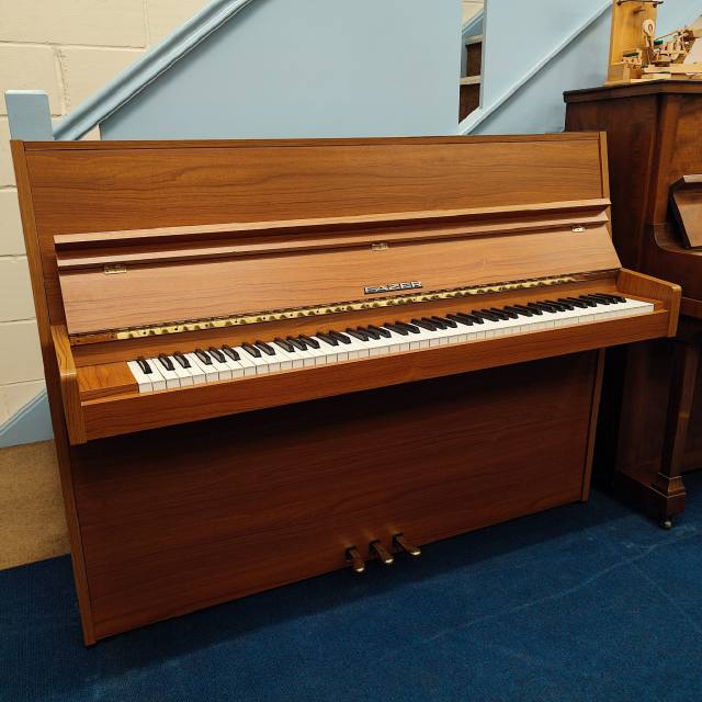 Fazer upright Piano in Light walnut – Inventory thumbnail – Roberts Pianos Oxford