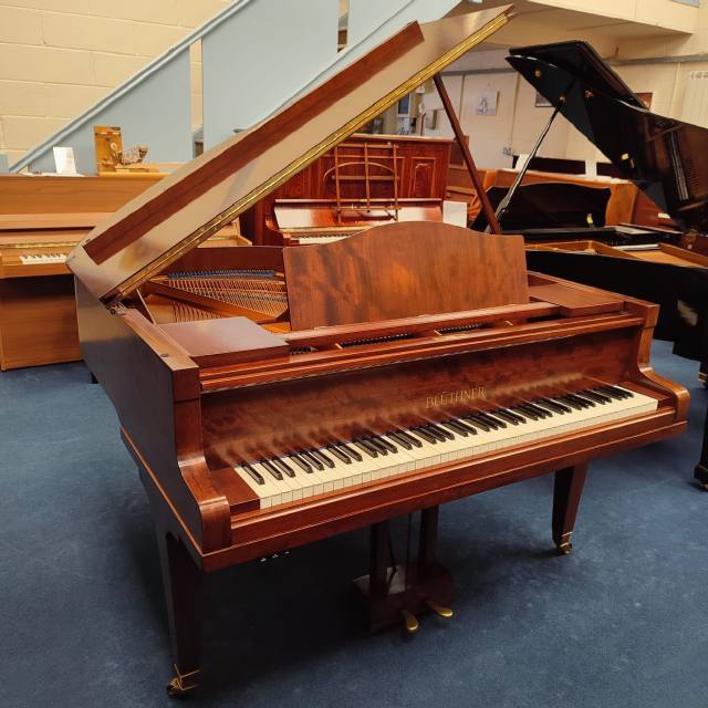 Bluthner Style IV grand Piano in mahogany – Inventory thumbnail – Roberts Pianos Oxford