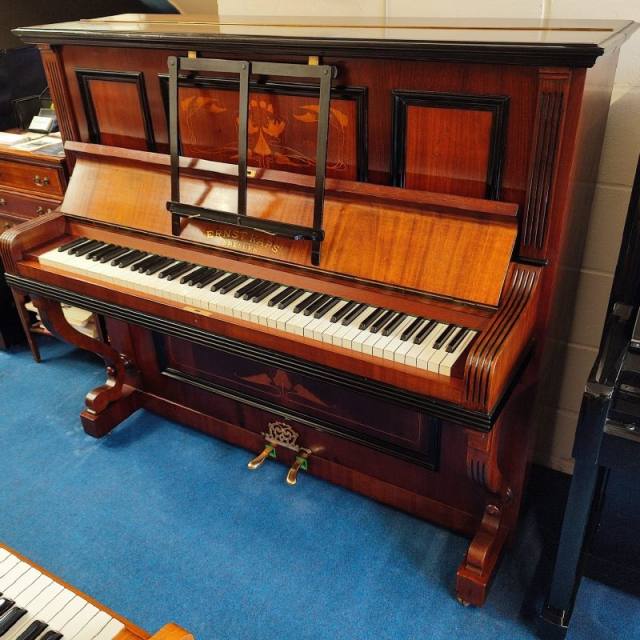 Kaps upright Piano in mahogany/rosewood – Inventory thumbnail – Roberts Pianos Oxford