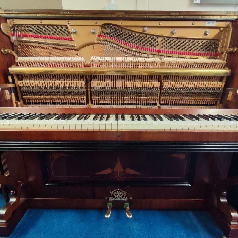 Kaps upright Piano in mahogany/rosewood – Gallery image – Roberts Pianos Oxford