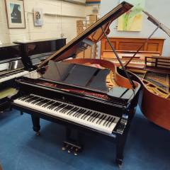 Steinway Model O grand Piano in black polyester – Inventory thumbnail – Roberts Pianos Oxford
