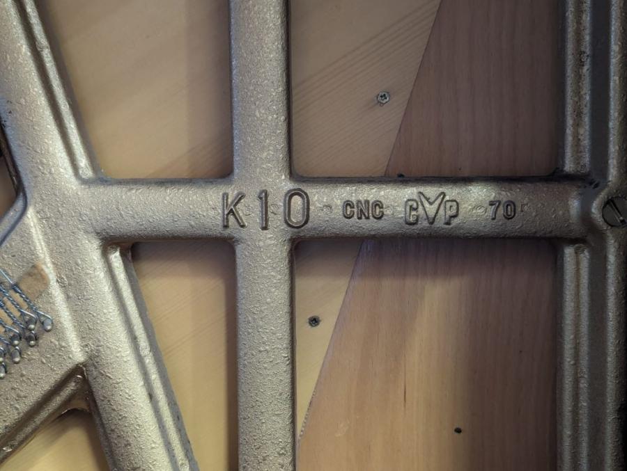 Knight K10 upright Piano in Walnut – Gallery image – Roberts Pianos Oxford