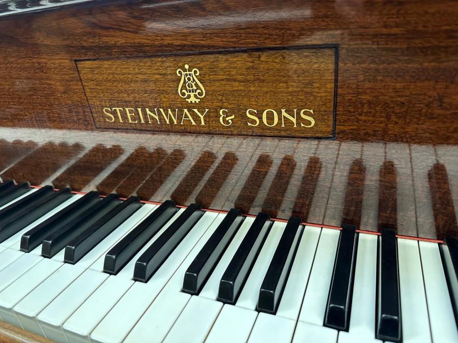 Steinway S grand Piano in Mahogany – Gallery image – Roberts Pianos Oxford