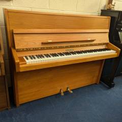 Knight K10 upright Piano in Teak – Inventory thumbnail – Roberts Pianos Oxford