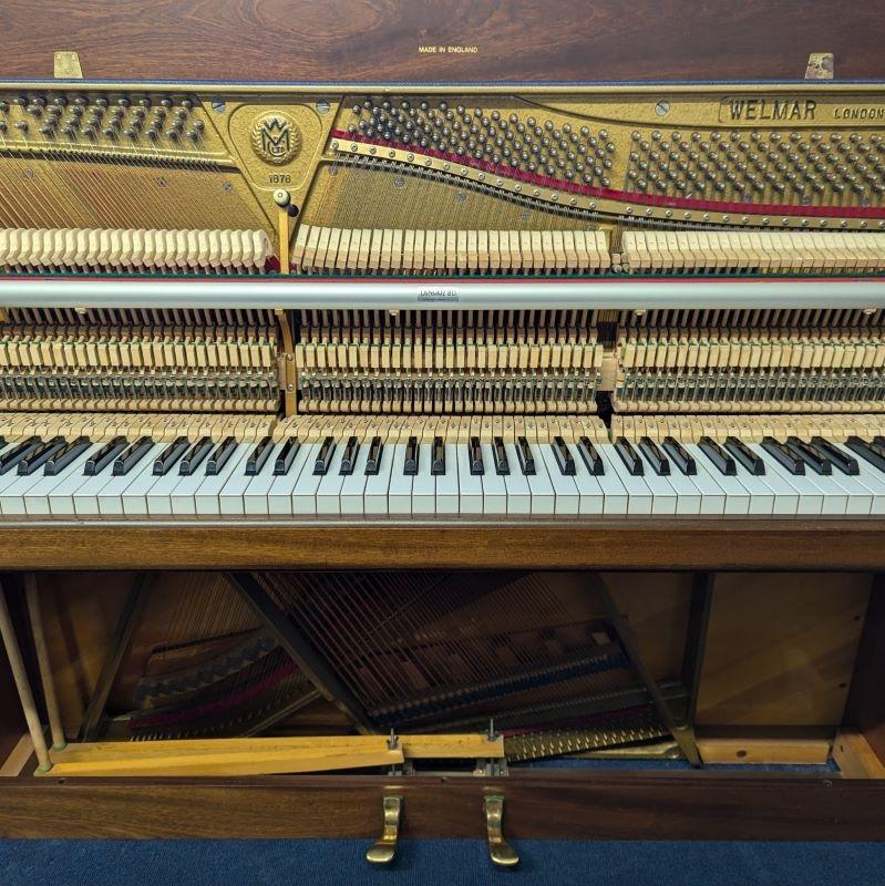 Welmar 110 upright Piano in Mahogany – Gallery image – Roberts Pianos Oxford
