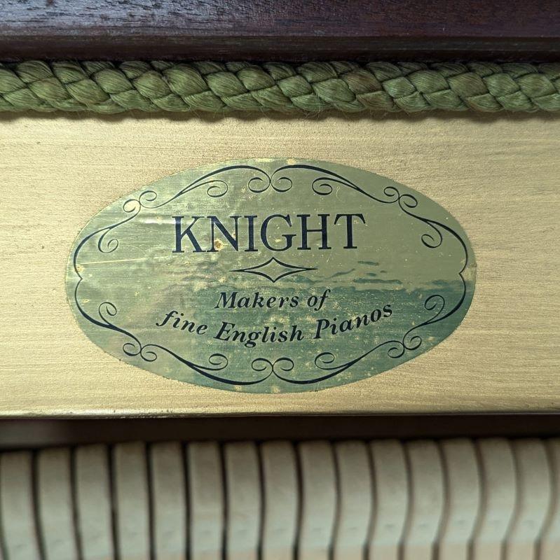 Knight K 10 upright Piano in Mahogany – Gallery image – Roberts Pianos Oxford