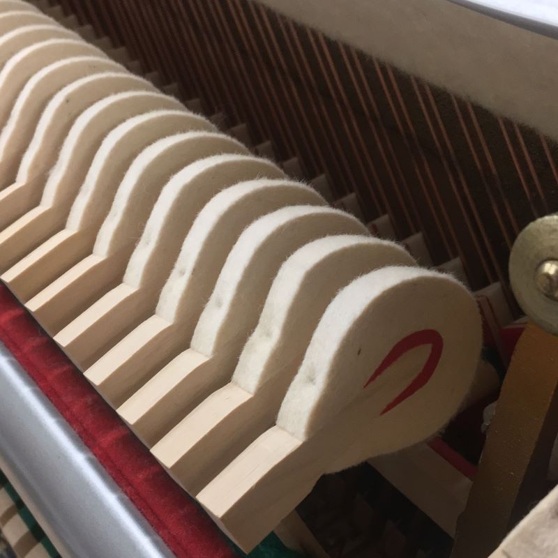 Fazer upright Piano in mahogany – Gallery image – Roberts Pianos Oxford