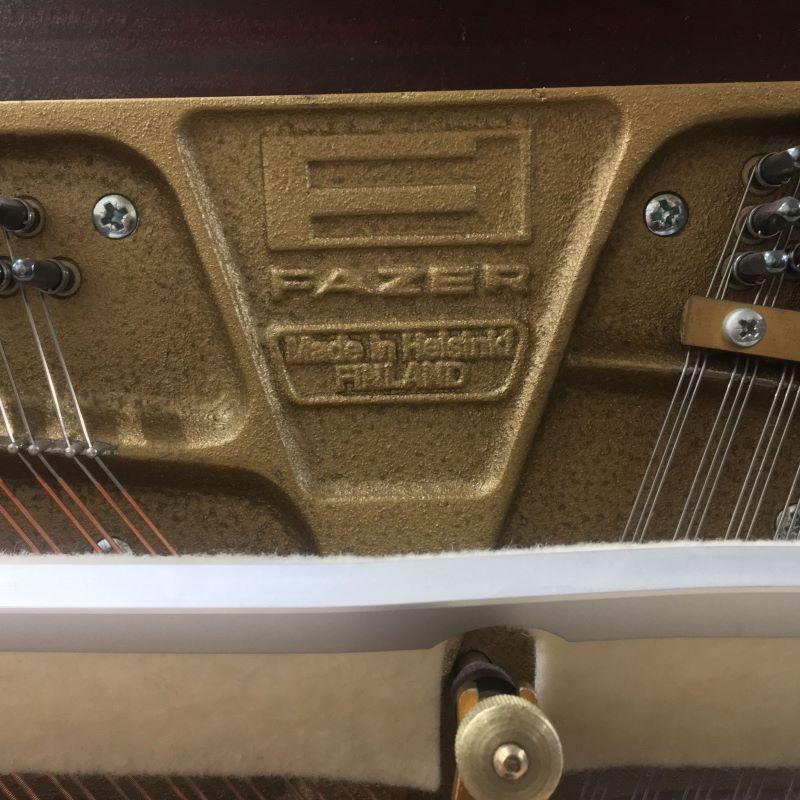 Fazer upright Piano in mahogany – Gallery image – Roberts Pianos Oxford