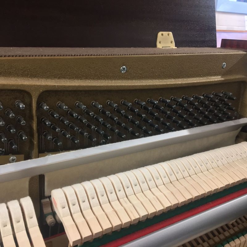 Fazer upright Piano in mahogany – Gallery image – Roberts Pianos Oxford