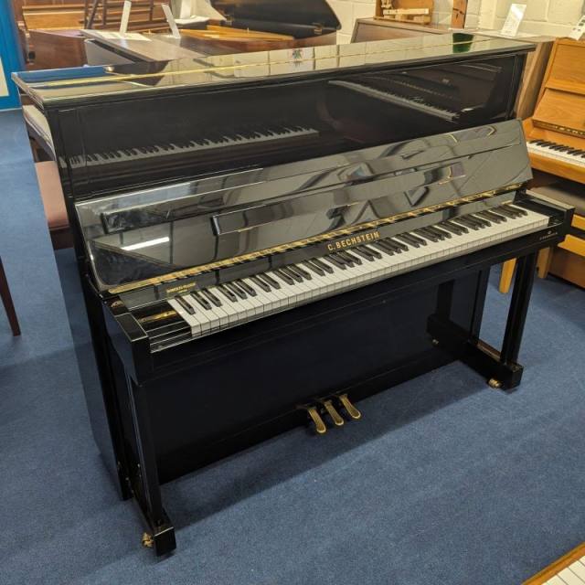 C. Bechstein R124 upright Piano in Black – Inventory thumbnail – Roberts Pianos Oxford