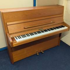 Knight K10 upright Piano in Walnut – Inventory thumbnail – Roberts Pianos Oxford