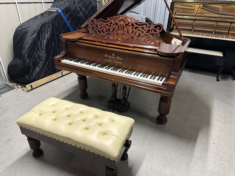 Steinway Old model A grand Piano in rosewood – Gallery image – Roberts Pianos Oxford