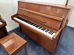 Knight K10 3 pedals upright Piano in mahogany satin – Inventory thumbnail – Roberts Pianos Oxford