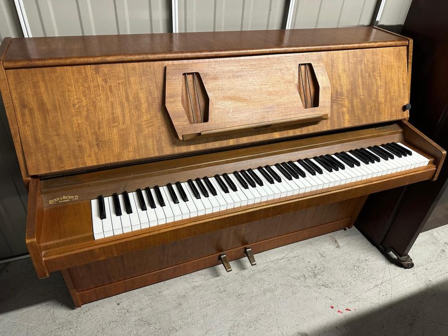 Challen 988 upright Piano in teak – Featured image – Roberts Pianos Oxford