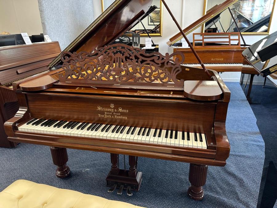 Steinway Old model A grand Piano in rosewood – Gallery image – Roberts Pianos Oxford