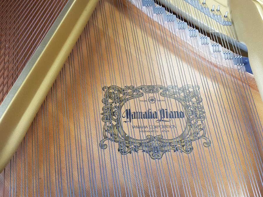 Yamaha G1 grand Piano in bright mahogany – Gallery image – Roberts Pianos Oxford
