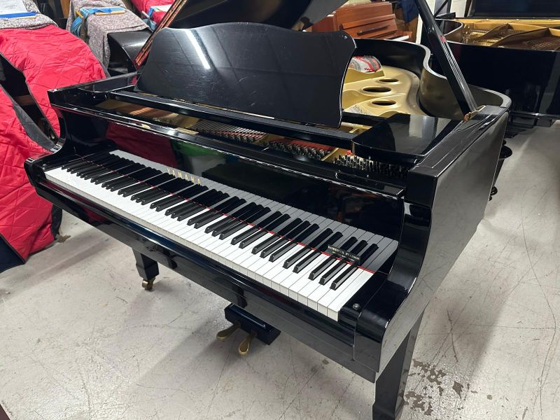 Yamaha G3E grand Piano in Bright Black – Gallery image – Roberts Pianos Oxford