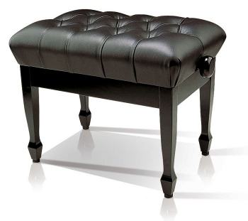 Hidrau Berlin Stool stool Piano in black – Featured image – Roberts Pianos Oxford