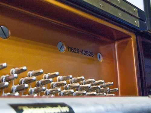 Bosendorfer 130 upright Piano in black polyester – Gallery image – Roberts Pianos Oxford