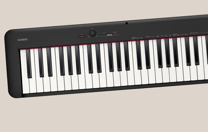 Casio CDP-S100 digital Piano in black – Gallery image – Roberts Pianos Oxford