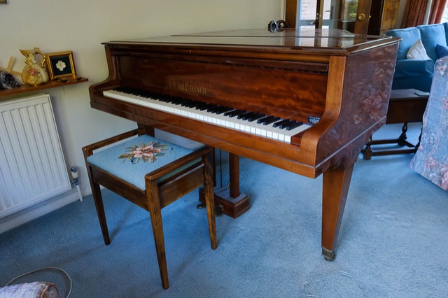 Bluthner IV Grand Piano in Black Gloss – Gallery image – Roberts Pianos Oxford