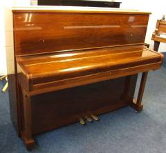 Samick upright Piano in walnut polyester – Inventory thumbnail – Roberts Pianos Oxford