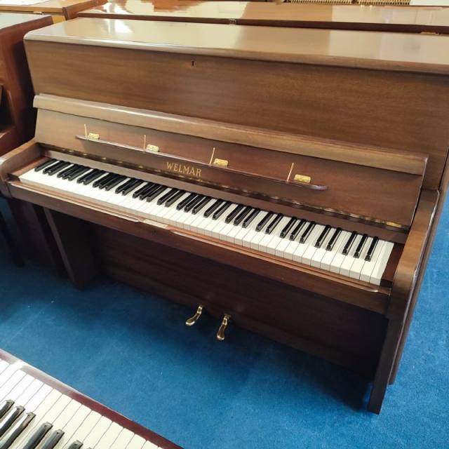 Welmar upright Piano in mahogany – Inventory thumbnail – Roberts Pianos Oxford