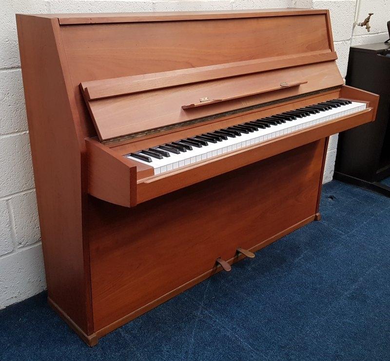 Welmar upright Piano in Teak – Featured image – Roberts Pianos Oxford