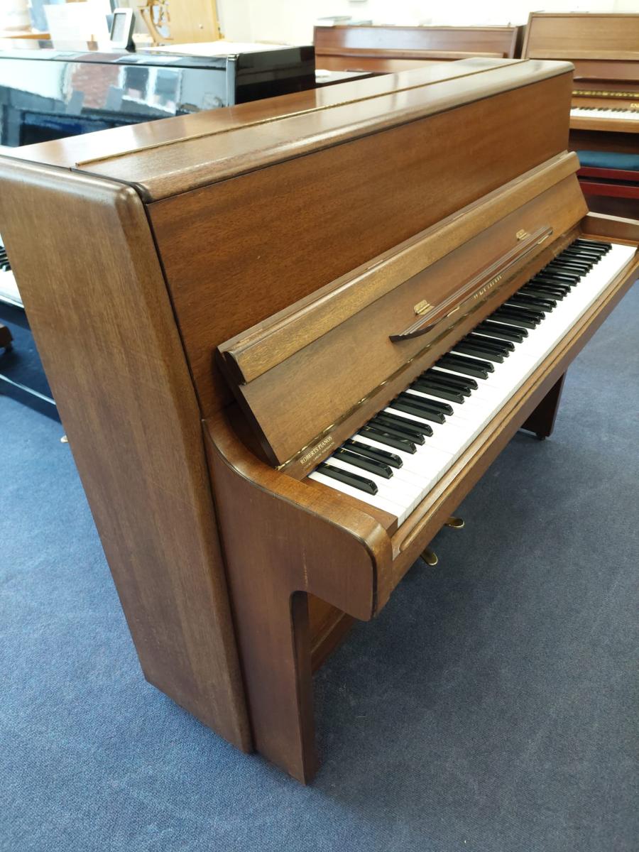 Welmar 110 Upright Piano in Mahogany – Featured image – Roberts Pianos Oxford