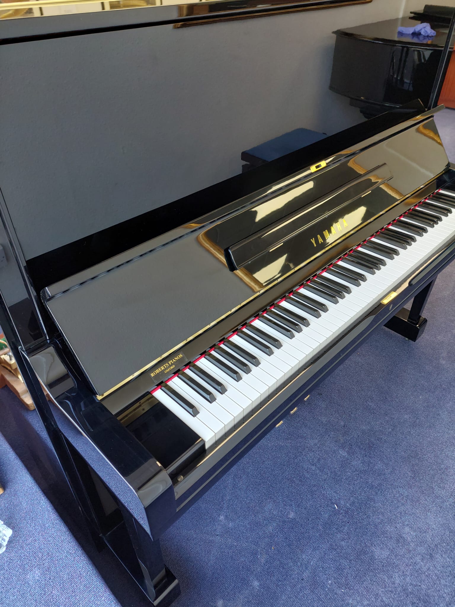 Yamaha U3H Upright Piano in Black Polyester – Similar instrument – Roberts Pianos Oxford
